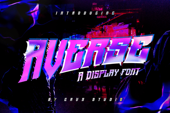 Averse: The Strategic Display Font for Modern Campaigns