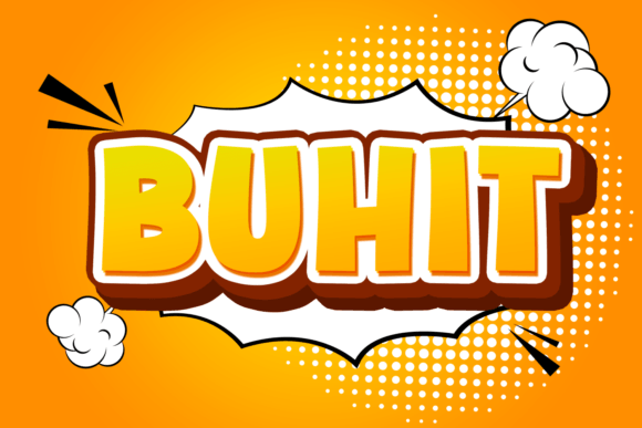 Buhit: A Thick, Eye-Catching Display Font for Small Business Branding