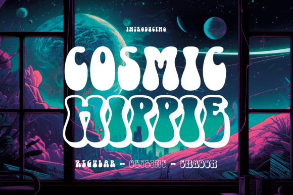 Cosmic Hippie: A Groovy Font for Digital Designers