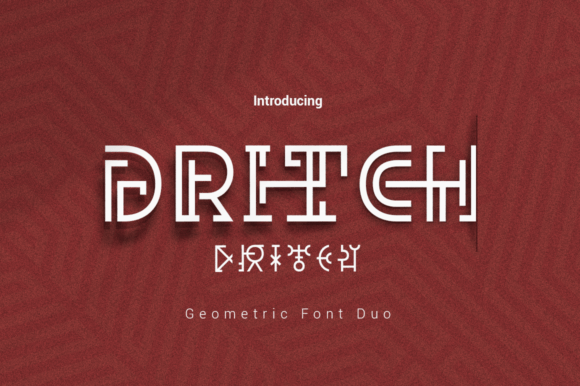 Dritch: A Modern Mystical Font for Digital Branding