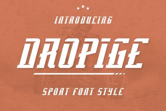 Dropige: A Bold Display Font for Modern Web Branding