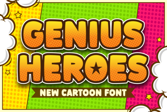 Genius Heroes Font Review: A Bold Display Typeface for Campaigns