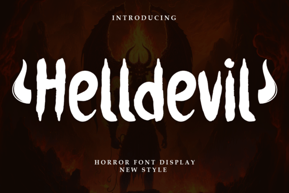 Helldevil Font for Bold Campaign Headlines and Display Impact