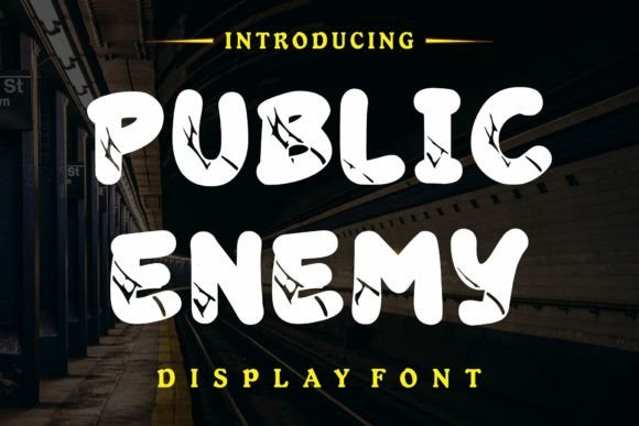 Introducing Public Enemy: The Ultimate Retro Display Font