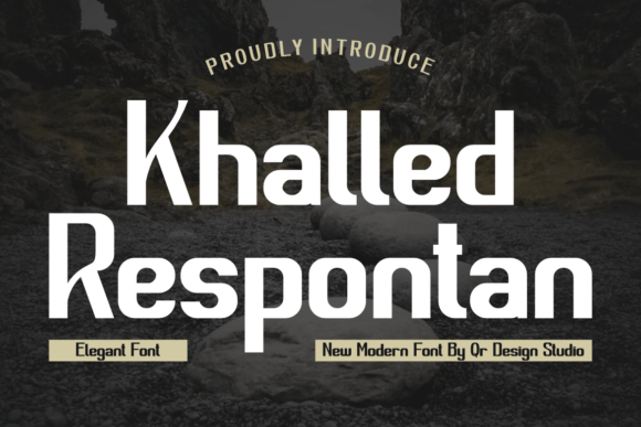 Khalled Respontan: A Bold Font for Brand Builders