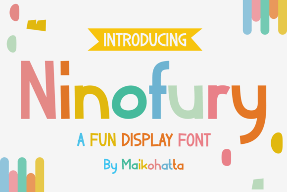 Ninofury: A Playful Display Font for Modern Marketing