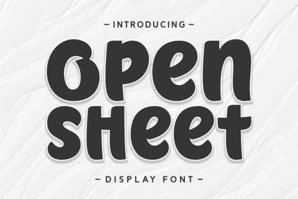 Open Sheet Font Review for Authentic Branding