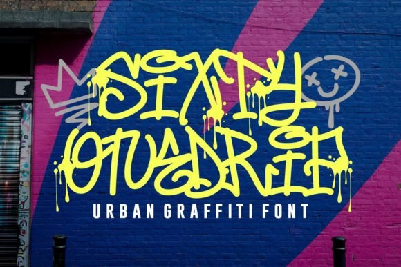 Sixty Onedrip Font Review: Urban Typography for Modern Campaigns
