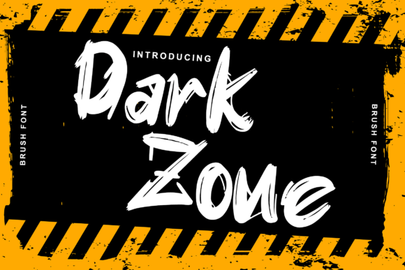The Dark Zone Font: Creative Typography for Casual Web Design