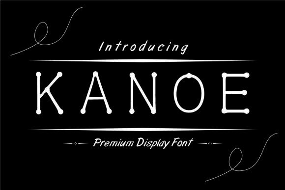 The Kanoe Font: A Bold Typeface for Creative Business Branding