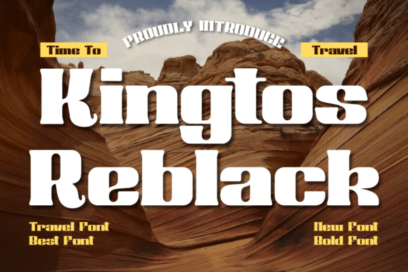 The Kingtos Reblack Font: A Bold Asset for Creative Products