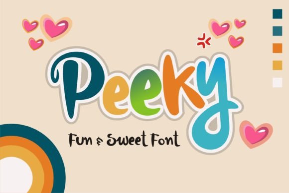 The Playful Editorial Power of Peeky Font