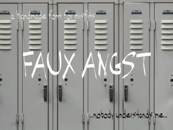 The Punk Edge Your Campaign Needs: The Faux Angst Font