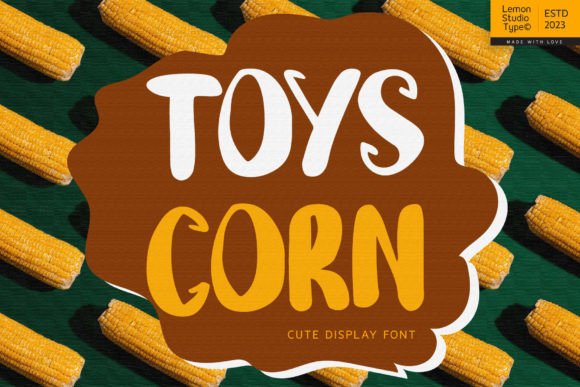 Toys Corn: A Handwritten Font for Editorial Serenity