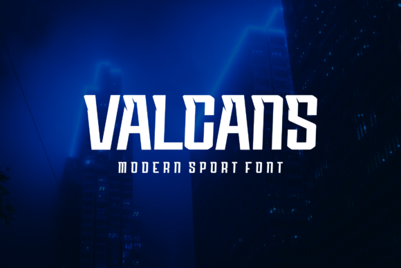 Valcans Font: A Bold Display Face for Modern Branding