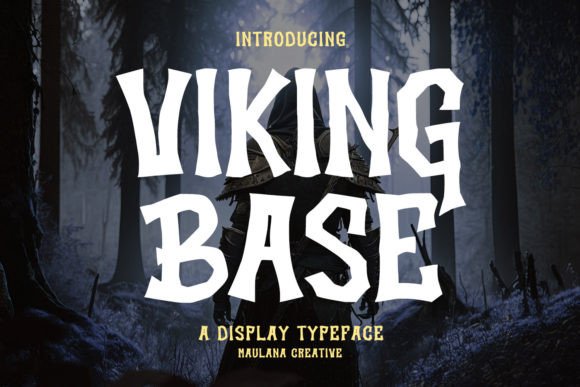 Viking Base: A Bold Display Font for Modern Digital Brands