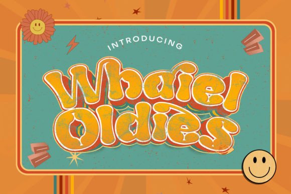 Whaiel Oldies: A Vintage Retro Font for Your Business Branding