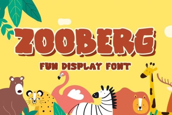 Zooberg: A Cartoon Style Font for Modern Brands